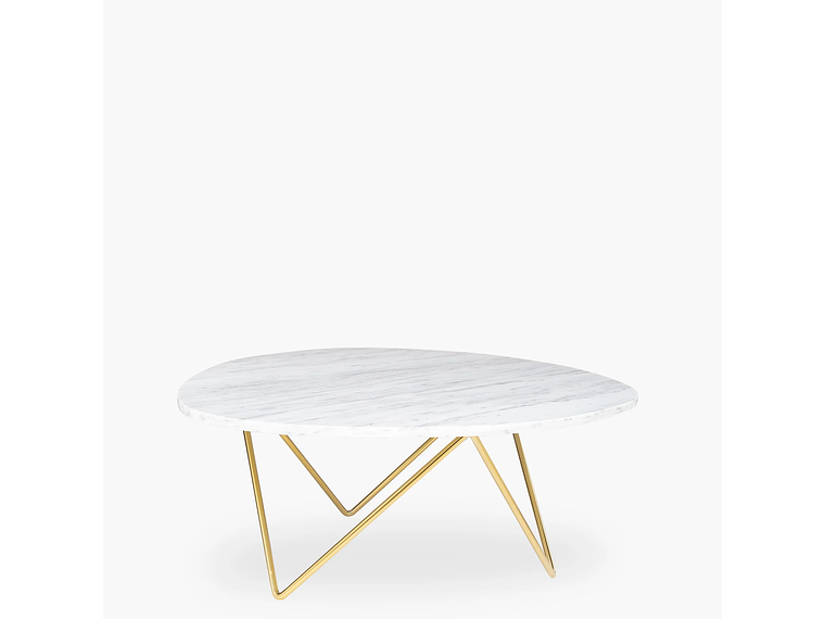 MESA DE CENTRO FORM DESIGN LOUIS RETRO MÁRMOL METAL 3