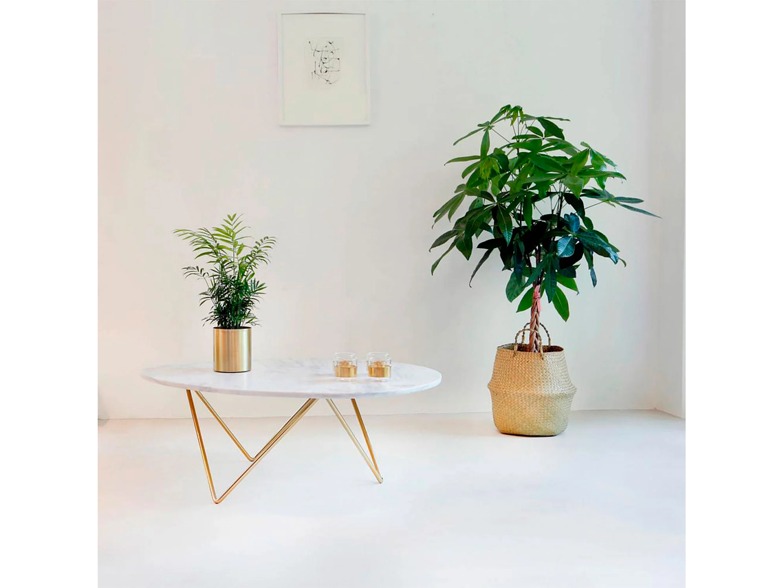 MESA DE CENTRO FORM DESIGN LOUIS RETRO MÁRMOL METAL 5