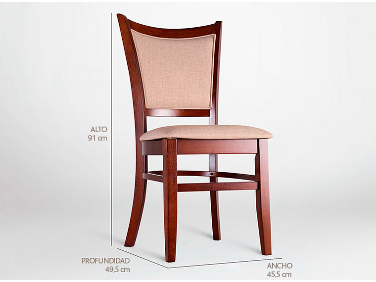 JUEGO DE COMEDOR CIC CALABRIA 6 SILLAS ARENA 5