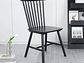 PACK 6 SILLA DE COMEDOR WINDSOR DE MADERA NEGRO - Miniatura 2