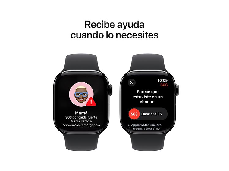 APPLE WATCH SERIE 10 42MM NEGRO ALUMINIO CORREA DEPORTIVA S/M 4