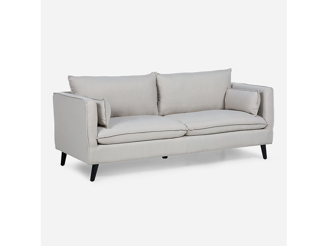 SOFÁ ROSEN TAIN 3 CUERPOS TELA BEIGE 4