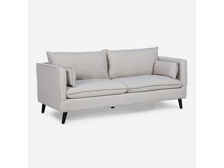 SOFÁ ROSEN TAIN 3 CUERPOS TELA BEIGE 4
