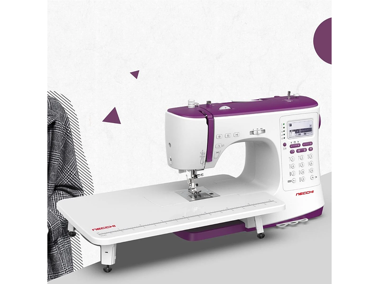 MAQUINA DE COSER NECCHI NC204D CON MESA Y 13 PRENSATELAS 8