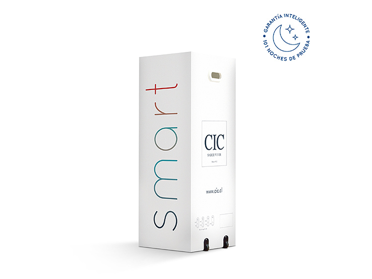 JUEGO DE DORMITORIO CIC CAMA EUROPEA SMART 1 PLAZA + RESPALDO DUBLIN NEGRO 9