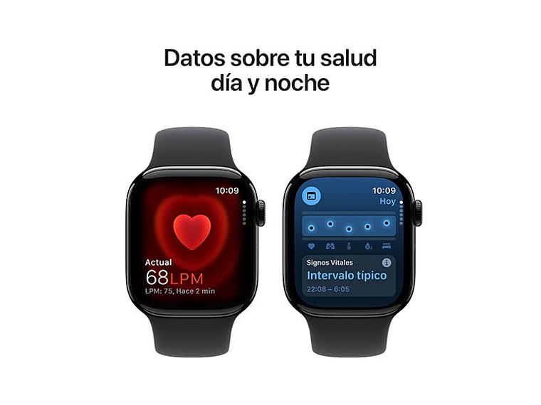 APPLE WATCH SERIE 10 42MM NEGRO ALUMINIO CORREA DEPORTIVA S/M 6