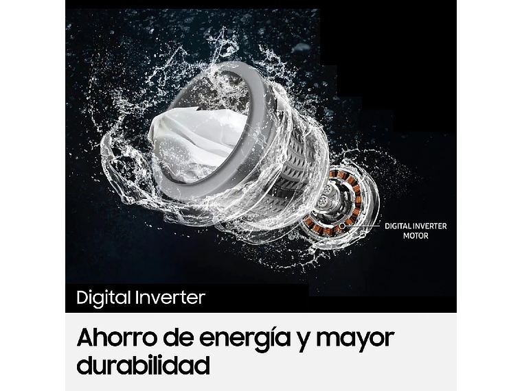 LAVADORA CARGA SUPERIOR SAMSUNG WA80CG4240BW 8KG BLANCO 5