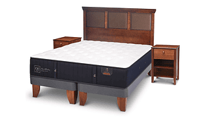 JUEGO DE DORMITORIO CIC CAMA EUROPEA PREMIUM KING + SET NEW TORINO