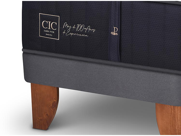 JUEGO DE DORMITORIO CIC CAMA EUROPEA PREMIUM KING + SET NEW TORINO 4