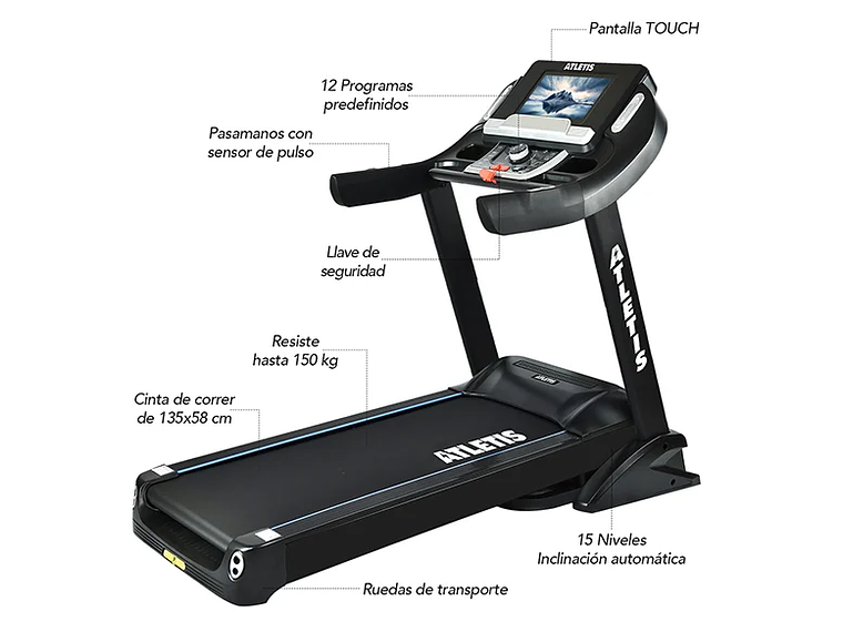 TROTADORA PROFESIONAL X3500 20 KM/H 3.5 HP PANTALLA TÁCTIL 4