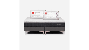 CAMA EUROPEA NOVUS KING + ALMOHADA MEMORY MAX PLUS