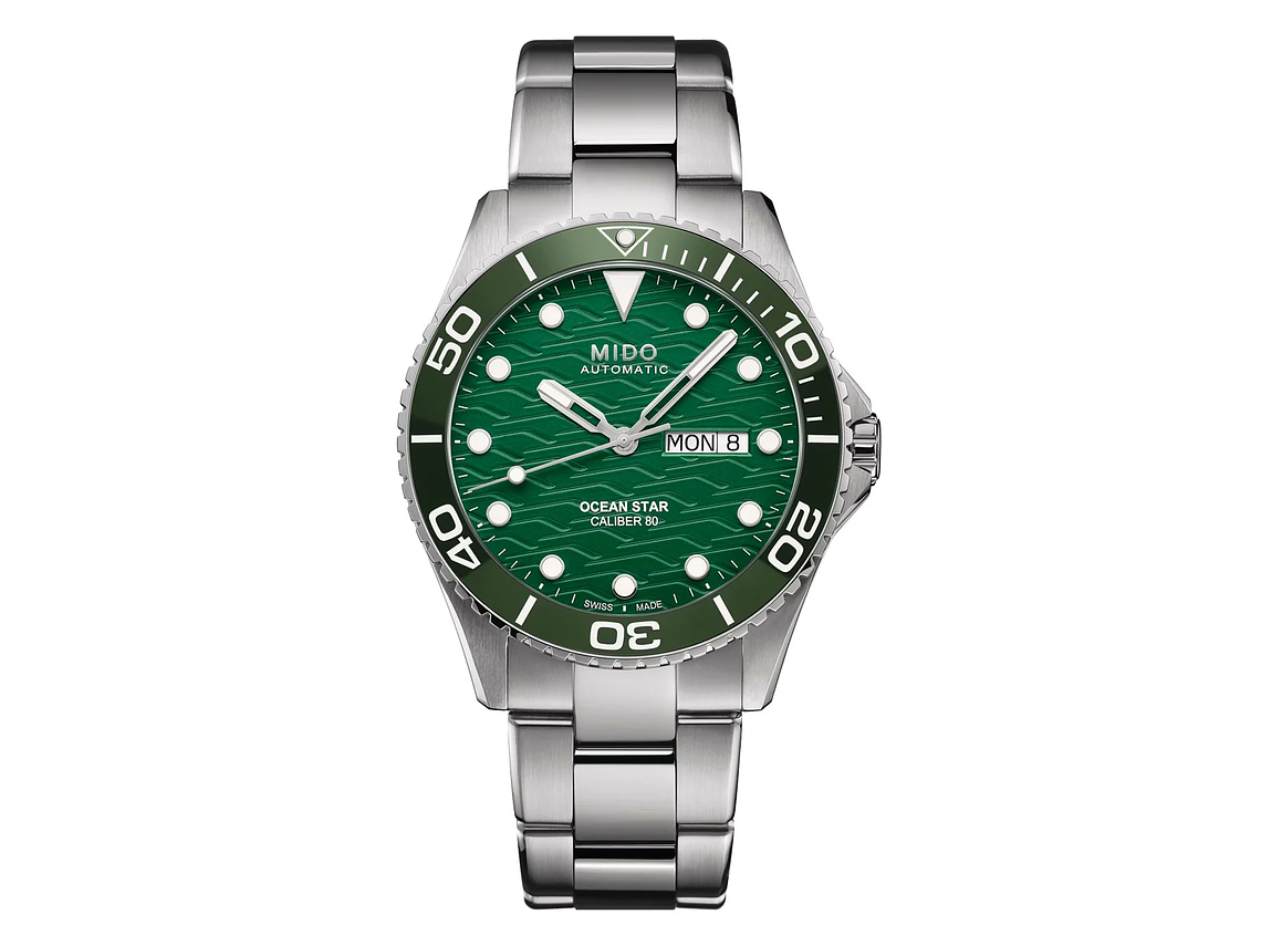 RELOJ MIDO OCEAN STAR 200C VERDE 4