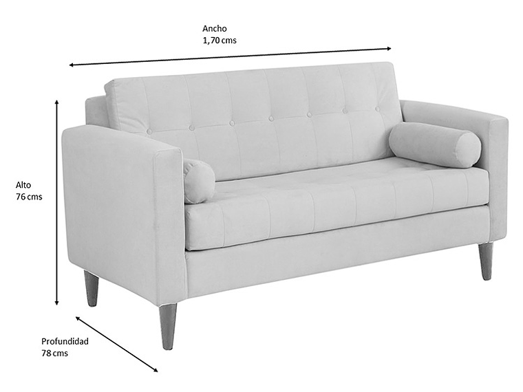 JUEGO DE LIVING BODEVIR RETRO FELPA 3-1-1 CUERPOS 5