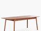 MESA COMEDOR FORM DESIGN EXTENSIBLE MONTREUX NOGAL MADERA - Miniatura 3
