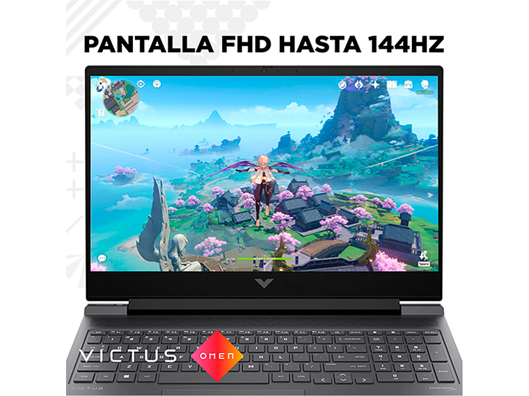 NOTEBOOK GAMER HP VICTUS 16-R1016LA INTEL CORE I7 32GB RAM 1TB SSD NVIDIA RTX 4070 16.1” 8