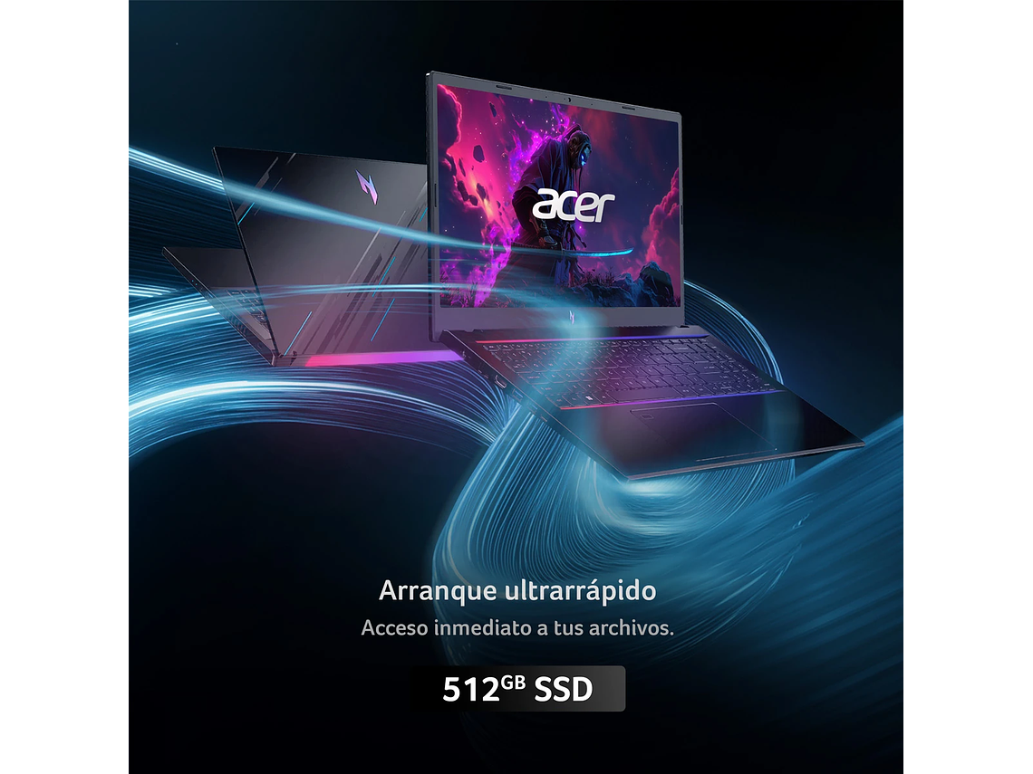 NOTEBOOK ACER GAMER NITRO V15 ANV15-51-53W1-1 INTEL CORE I5 16GB RAM 512GB SSD NVIDIA RTX 2050 15.6” 1