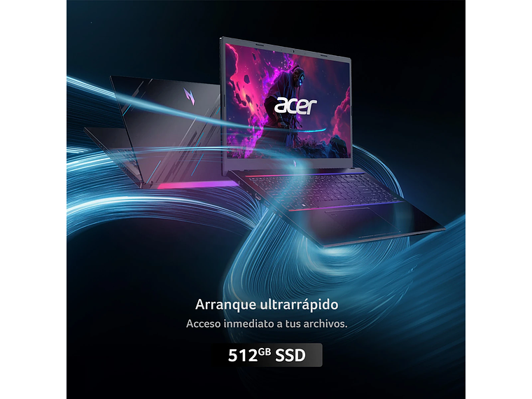 NOTEBOOK ACER GAMER NITRO V15 ANV15-51-53W1-1 INTEL CORE I5 16GB RAM 512GB SSD NVIDIA RTX 2050 15.6” 1