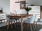 MESA COMEDOR FORM DESIGN EXTENSIBLE MONTREUX NOGAL MADERA - Miniatura 8
