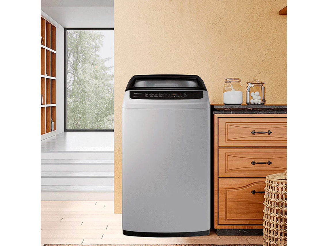 LAVADORA CARGA SUPERIOR SAMSUNG WA90CG4240BY 9KG GRIS 5