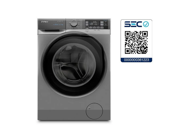 LAVADORA SECADORA FENSA 11/7 KG LAVADO INTELIGENTE 11WD GRIS 1