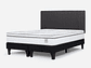 CAMA EUROPEA NEO PLUS KING BD + RESPALDO LUCIO GRAFITO - Miniatura 3