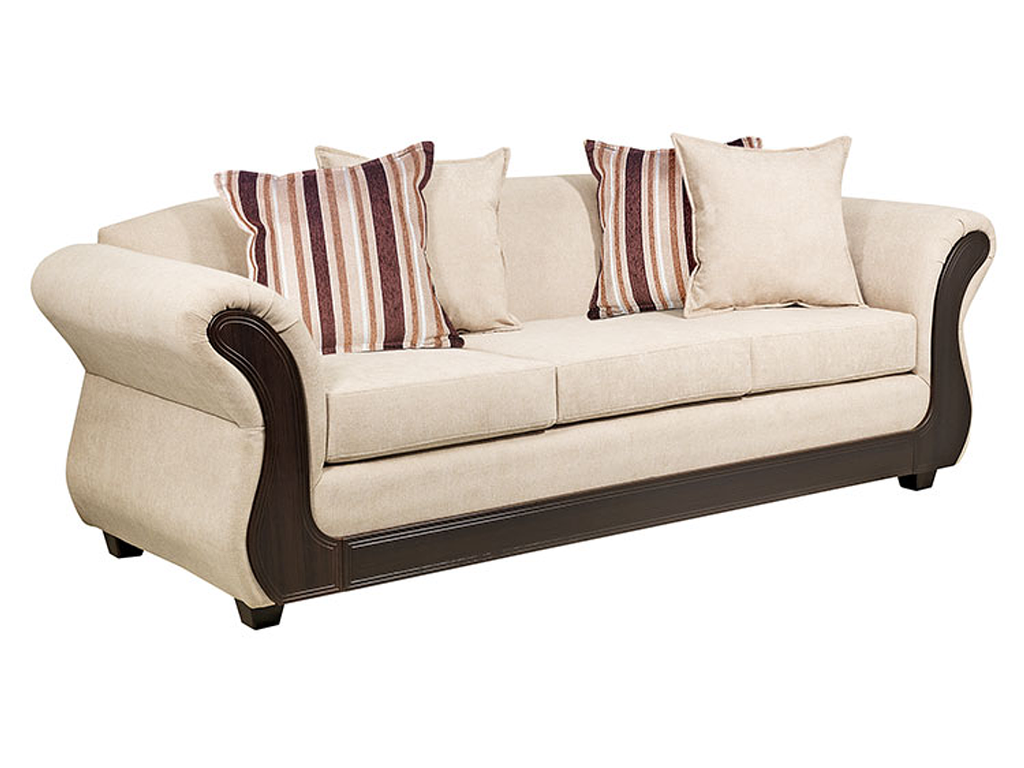 JUEGO DE LIVING INNOVAMUEBLES PALERMO TELA YF BEIGE 32 2