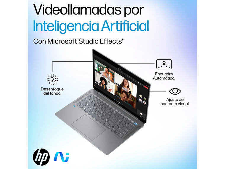 NOTEBOOK HP OMNIBOOK ULTRA 14-FD0001LA AMD RYZEN 9 32 GB RAM 1 TB SSD PANTALLA TOUCH 14