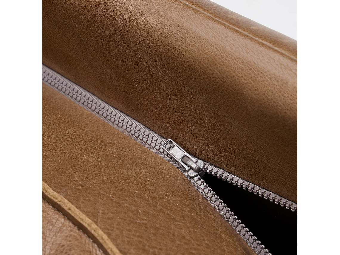 SOFÁ BARI 3 CUERPOS CUERO MARRÓN 9