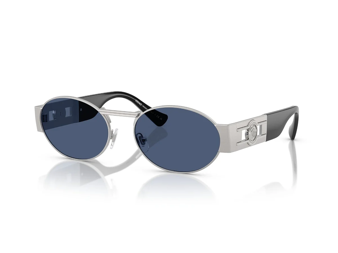 LENTES DE SOL MEDUSA DECO PLATEADO VERSACE 1