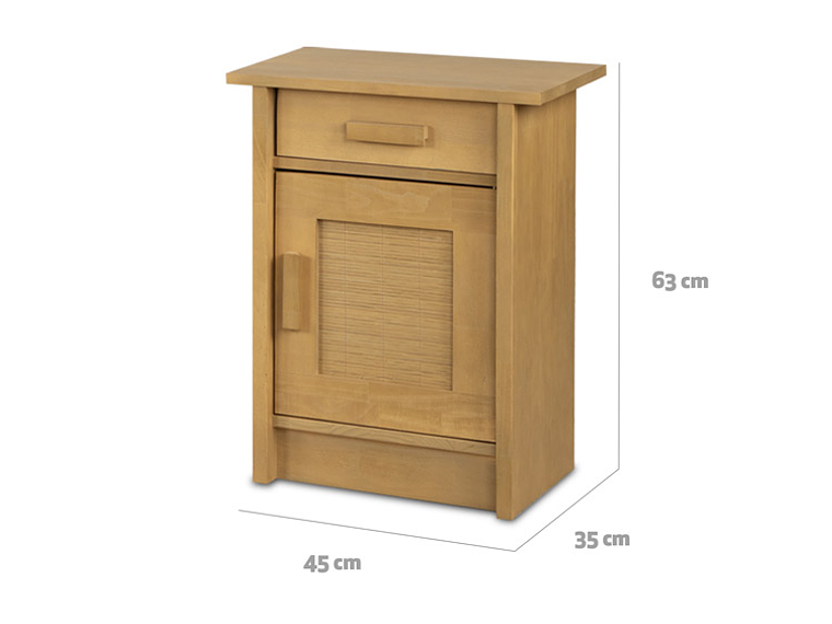  VELADOR CIC MILÁN DERECHO MADERA 1 PUERTA 1 CAJÓN MOSTAZA 3
