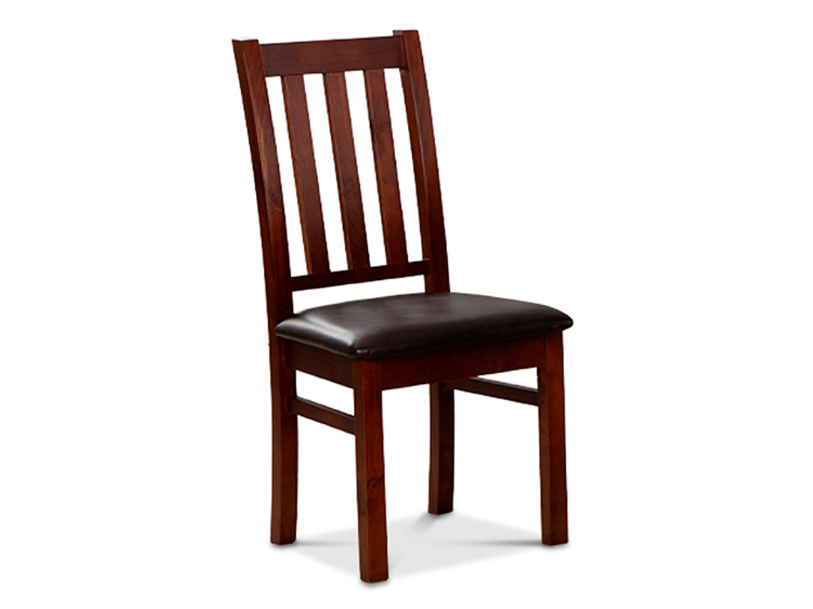 JUEGO DE COMEDOR CIC ÑUBLE PU 6 SILLAS CHOCOLATE 2