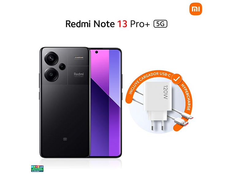 CELULAR XIAOMI REDMI NOTE 13 PRO+ 5G 512 GB 12 GB RAM 16MP 6.6