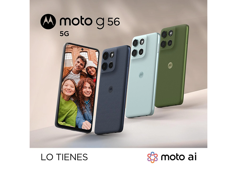 MOTOROLA MOTO G56 8+256GB AZUL 6