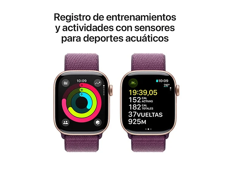 APPLE WATCH S10 ALUMINIO 42MM SPORT LOO ROSE GOLD 4