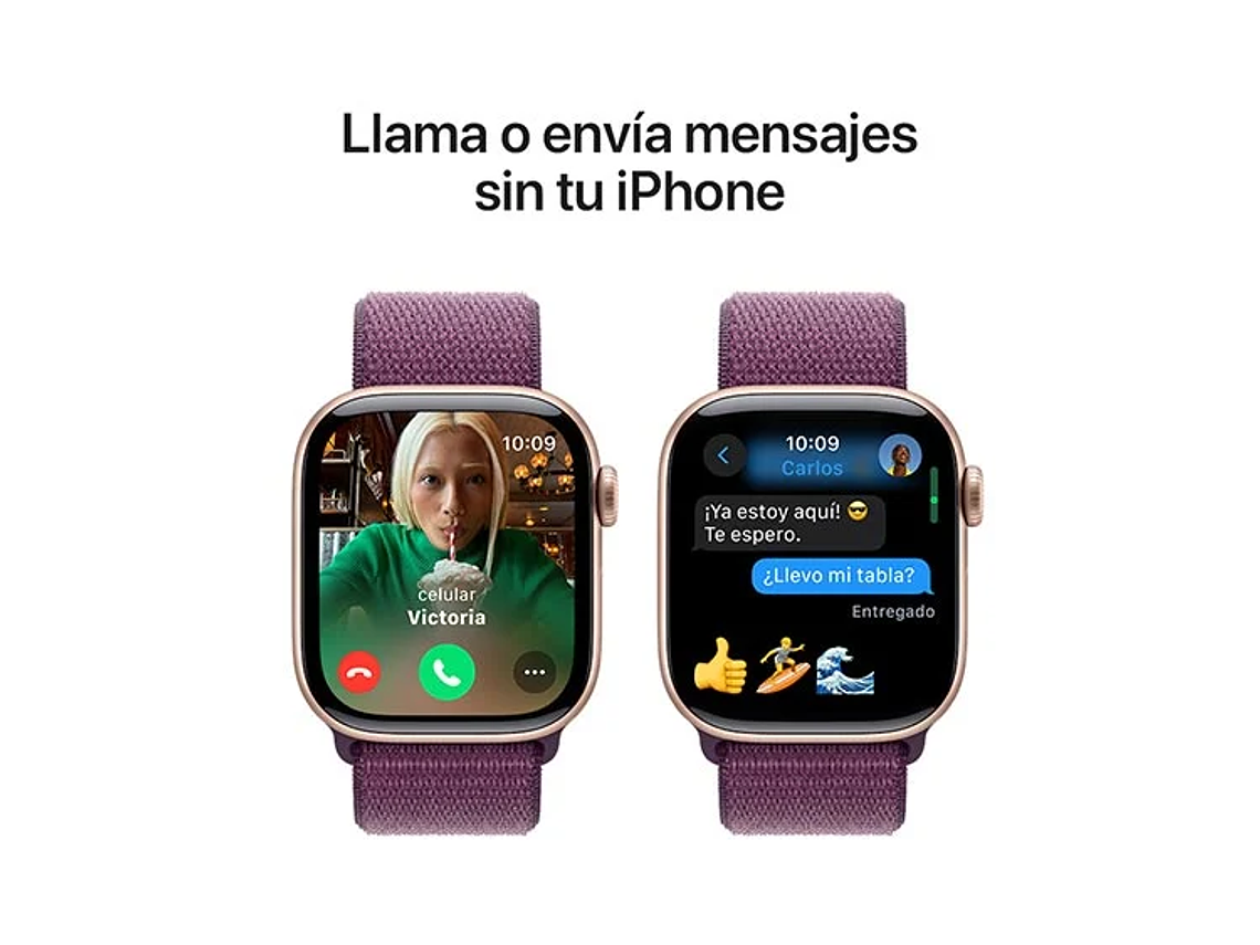 APPLE WATCH S10 ALUMINIO 42MM SPORT LOO ROSE GOLD 5