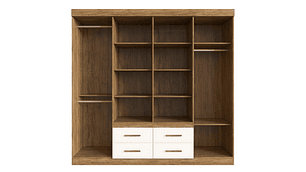 CLÓSET EXIT NUEZ LAS VEGAS 4 CAJONES BEIGE