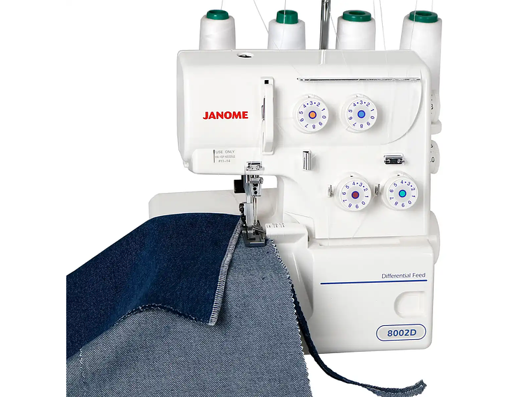 COMBO JANOME MÁQUINA DE COSER DM7200 + OVERLOCK 8002D 5