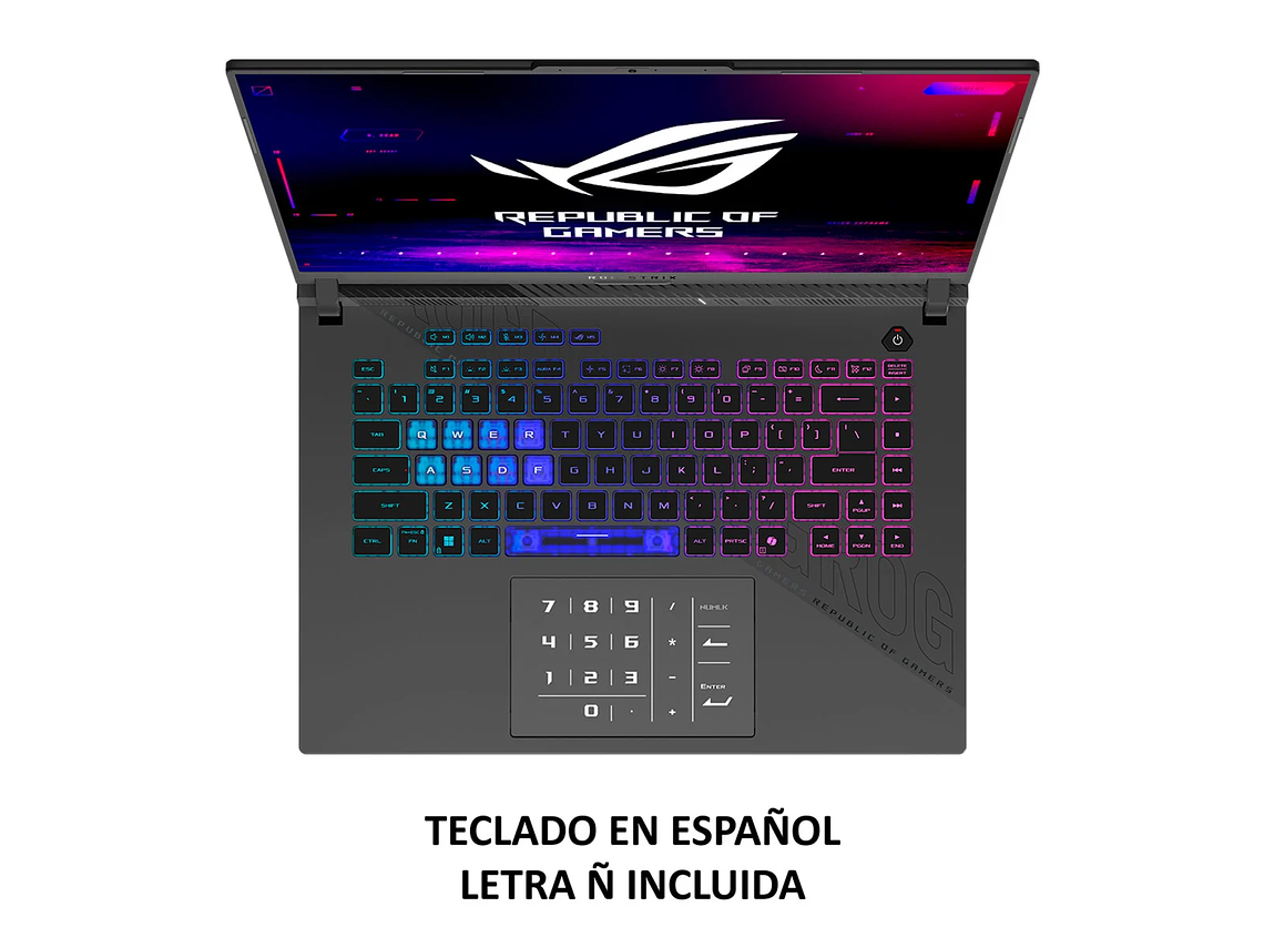 NOTEBOOK GAMER ASUS ROG STRIX G16 G614PH-S5052W AMD RYZEN 9 16GB RAM 512GB SSD NVIDIA RTX 5050 16” 6
