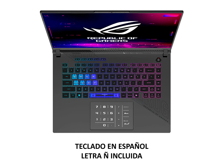 NOTEBOOK GAMER ASUS ROG STRIX G16 G614PH-S5052W AMD RYZEN 9 16GB RAM 512GB SSD NVIDIA RTX 5050 16” 6