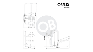 Glúteo Aislado V8 Series | Obelix