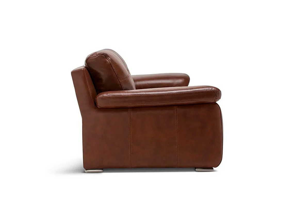 SOFÁ ROSEN 5037 3 CUERPOS CUERO CARAMELO 2