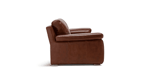 SOFÁ ROSEN 5037 3 CUERPOS CUERO CARAMELO