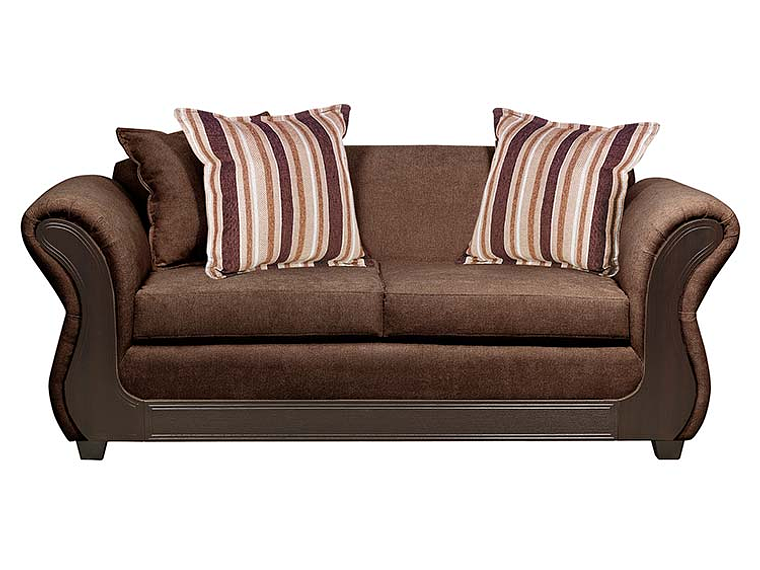 JUEGO DE LIVING INNOVAMUEBLES PALERMO TELA YF CHOCOLATE 32 2