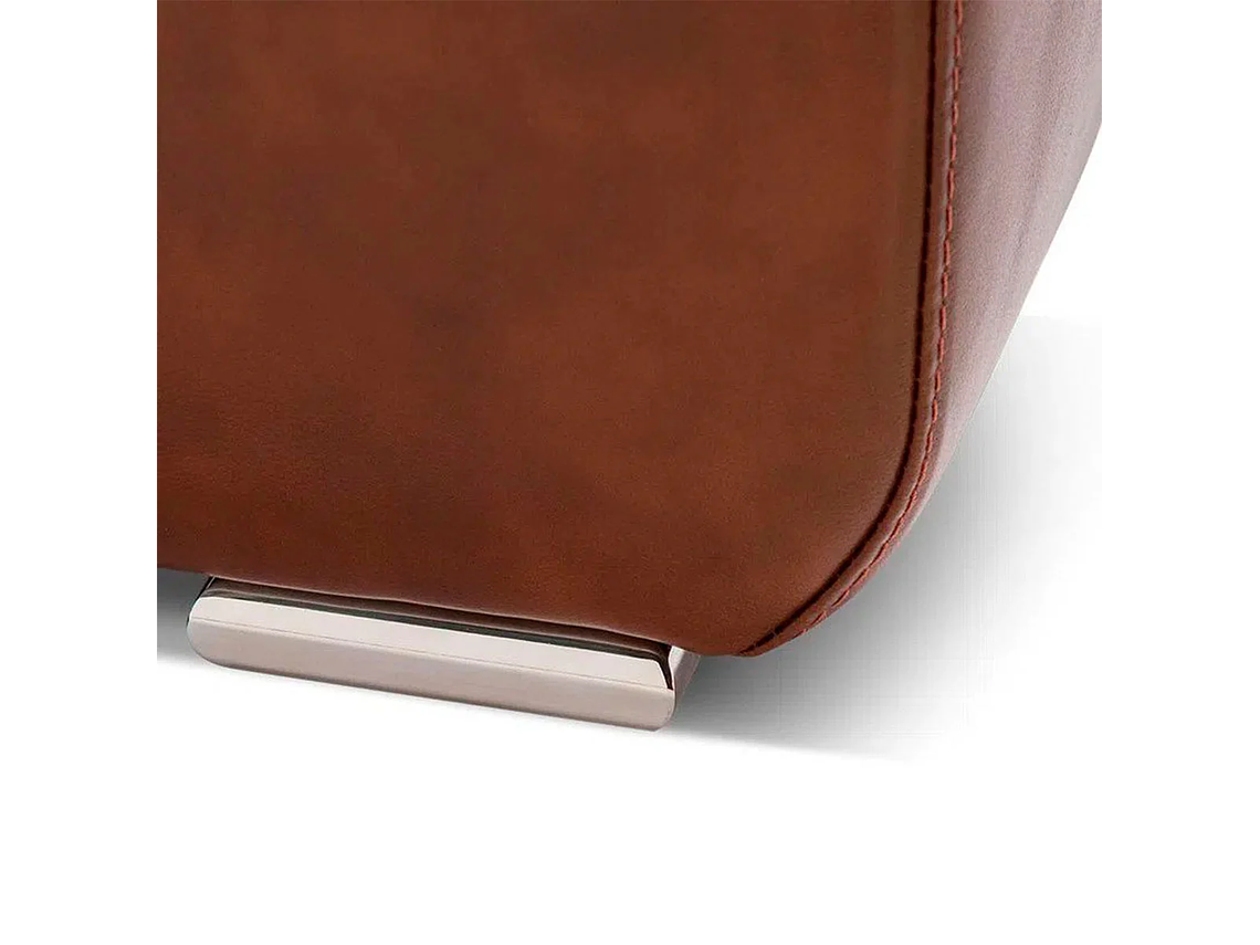 SOFÁ ROSEN 5037 3 CUERPOS CUERO CARAMELO 8