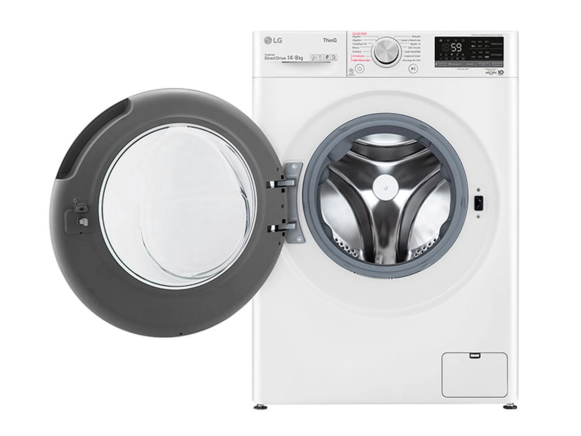 LAVADORA SECADORA LG WD14WVC4S6 14KG/8KG BLANCO 5