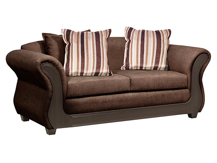 JUEGO DE LIVING INNOVAMUEBLES PALERMO TELA YF CHOCOLATE 32 5