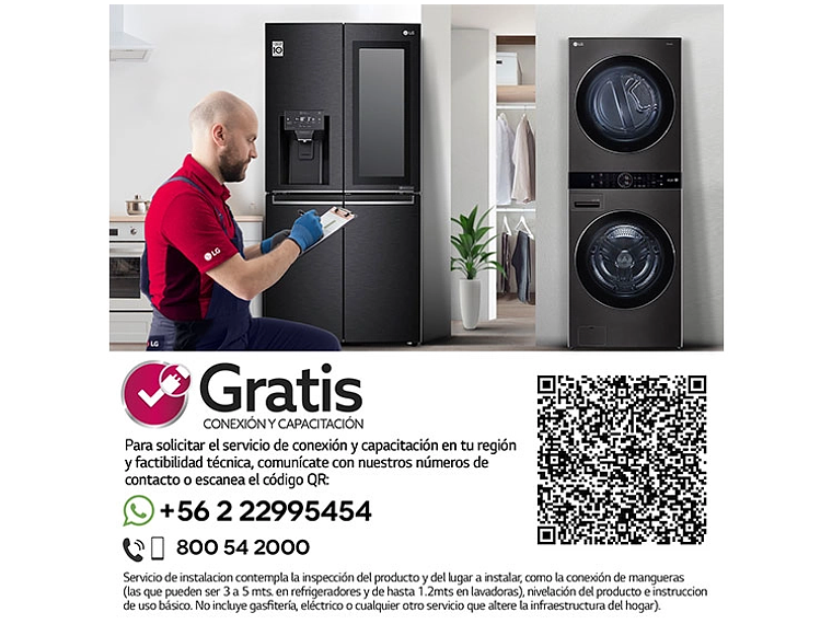 LAVADORA SECADORA LG WD14WVC4S6 14KG/8KG BLANCO 8