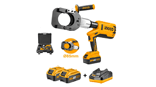 CORTADORA DE CABLES INDUSTRIAL +2 BAT 4AH Y CARG NORMAL 20V/85MM INGCO CRCLI2002