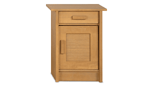 VELADOR CIC MILÁN IZQUIERDO MADERA 1 PUERTA 1 CAJÓN MOSTAZA