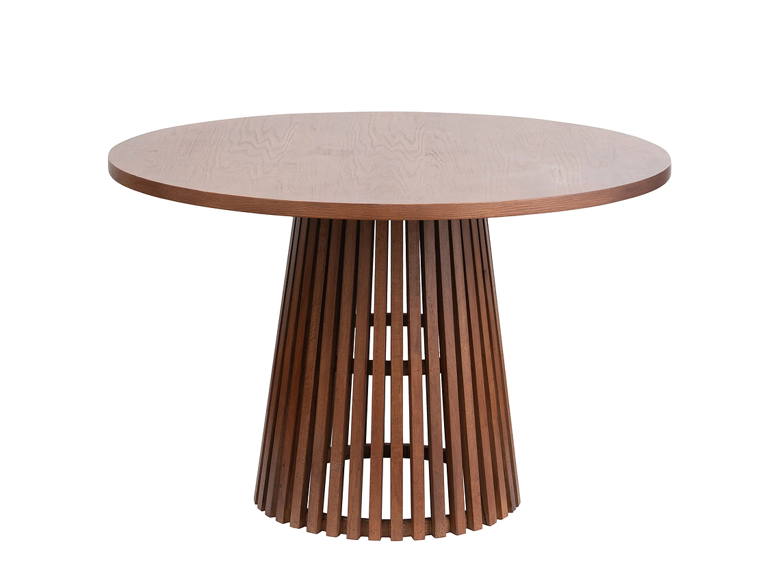 MESA COMEDOR MEYA MUEBLES REDONDA JAPANDI 4 PERSONAS MADERA 1